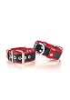 Buckled Black And Red Ankle Cuff (Black/Red-1)
