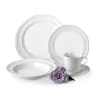 Mikasa Antique White 45-Piece Dinnerware Set, Service for 8