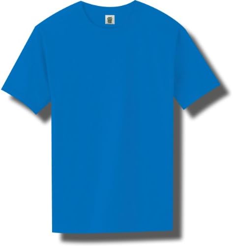 Short Sleeve Bright Neon T-Shirt in Neon Blue - Large