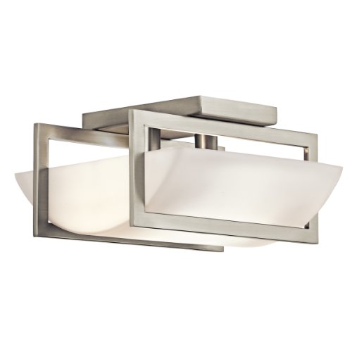 cyber Monday Kichler Lighting 42419NI Semi Flush Opal EtchedB003F1KXTO