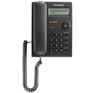 Panasonic KX-TSC11B Corded Phone with Caller ID (Black) by Panasonic