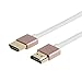 CableCreation Ultra Thin HDMI Cable Male to Male, 3.3ft HDMI 2.0 High-Speed Slim Low Profile Cable, Support 3D, 4K@60Hz, Audio Return Channel(ARC), Latest Version for PS4, X-Box etc, Braided, 1M