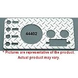 Dash Panel Cover Diamond Plate With Radio Cutout 1976-1986 Jeep CJ5, CJ7, CJ8 # 44402 by Warrior