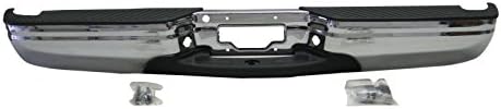Streetnshow F150 97-03 Styleside Chrome Rear Step Bumper Assy w/ Brackets Light Kit Bolts