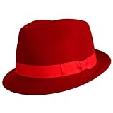 RED CLASSIC STRUCTURED WOOL FEDORA HAT 31Ktv1FzPQL. SL160 RED CLASSIC STRUCTURED WOOL FEDORA HAT