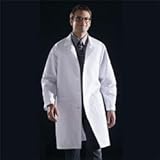 Medline Knee Length Lab Coat, White, 2Xl