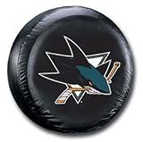 San Jose Sharks NHL Spare Tire Cover by Fremont Die (Black)