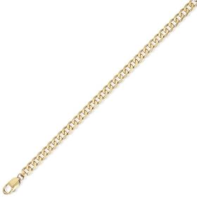 9ct Premium Quality Curb Anklet 10in/25cm