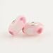 Pink Love Hearts Murano Style Glass Bead Solid 925 Sterling Silver Core for Pandora, Biagi, Chamilia, Troll and More Bracelets