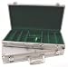 Trademark 300 Chip Case - Aluminum Hard Side Poker Chip Case Silver