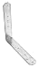 USP Structural Connectors BL6 6.5625-Inch Corner Bracket