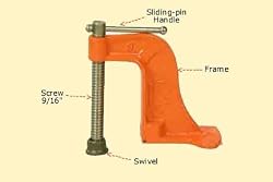 Adjustable Clamp 1623 Hold-down Clamp 3" Opening
