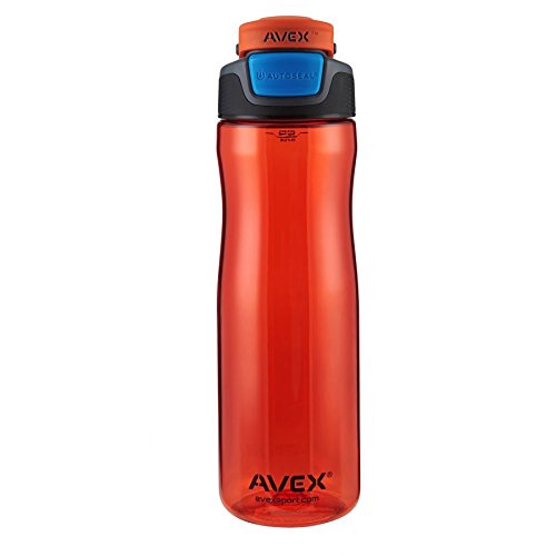 AVEX Brazos Autoseal Water Bottle, 25oz, Orange