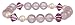 Rose Quartz, Pink Pearl and Crystalized Swarovski title=
