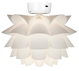White Flower Ceiling Fan Light Kit