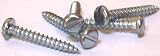 10 X 4 Self-Tapping Screws Slotted / Pan Head / Type A / Steel / Zinc / 500 Pc. Carton