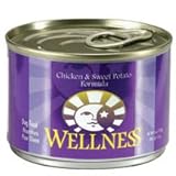 Wellness Canned Dog Food for Adult Dogs, Super5Mix Chicken and Sweet Potato Recipe (Pack of 24 6 Ounce Cans)