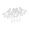 Four Hook White Lovebirds
