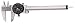 Starrett B120A-6 6-Inch Dial Caliper with Black Dial and Plastic Case