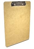Saunders Recycled Hardboard Clipboard with Low Profile Clip, Letter Size, 8.5 inch x 12 inch 1 Clipboard (05512)
