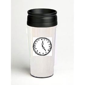 16 oz. Double Wall Insulated Tumbler with Republic of France clock - Paper Insert by SHOPZEUS
