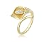 Amazon Essentials Sterling Silver Calla Lily Diamond Ring (0.05 cttw, I-J Color, I2-I3 Clarity), (previously Amazon Collection)