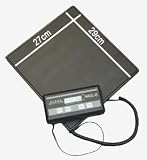 Zoom Produkt-Bild: Dipse Parcel XS-68 Paketwaage 68 kg 0,05kg Digitale Plattformwaage Versandwaage mit 50g Teilung inkl. Netzteil