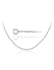 Singapore Chain in 10K White Gold -16 inches