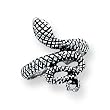 Sterling Silver Antiqued Snake Toe Ring