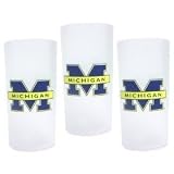 Michigan Wolverines NCAA 3 Pack Tumbler Drink Glasses