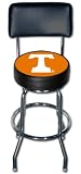 Tennessee Volunteers Single Rung Bar Stool with Back