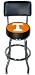 Tennessee Volunteers Single Rung Bar Stool with Back
