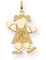 Genuine IceCarats Designer Jewelry Gift 14K Kid Charm