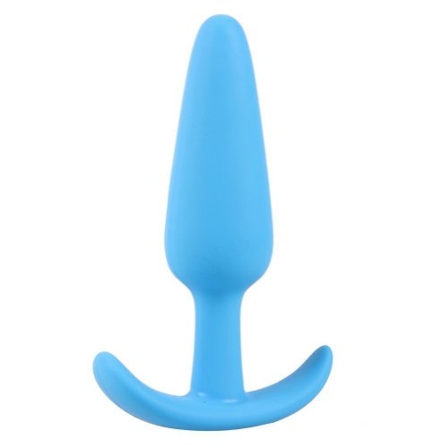 Ushoppingcart Petite Beginner Eco-friendly Soft silicone Gel Anal Butt Plug for Anal Stimulation with Handle for Easy Removal,Fetish Naughty Butt Plug Climax Stimulator G-spot Stimulation Masturbation Tool for Men and Women Love Couple