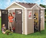 大型倉庫 サミット 樹脂製大型物置 KETER SUMMIT 255CMX287CM★離島への発送はできません★