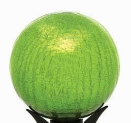 Achla 12 Inch Gazing Globe Fern Green Crackle