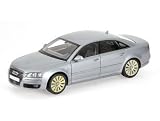Audi A8 W12 Gray Diecast Car Model 1/18 Kyosho