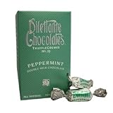 Dilettante Chocolates Peppermint Double Milk Chocolate Truffle Cremes, 10oz Box