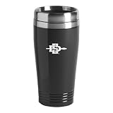 San Diego State University - 16-ounce Travel Mug Tumbler - Black
