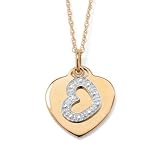 10K Gold Diamond Pendant (Women's)