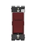 Leviton Renu RE00R-DG Coordinating Dimmer Remote for 3-Way or Multi-Location Control, for use with REI06, in Deep Garnet