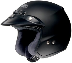 Shoei RJ PLATINUM R SERIES CRUISER MATTE BLACK SIZE:3XL Motorcycle Open-Face-Helmet