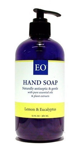EO Hand Soap, Lemon & Eucalyptus, 12-Ounce Bottles (Pack of 3) by EO