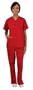 Medical Scrubs - Cherokee Uniforms Authentic Workwear Women's Two Pocket Top and Flare Leg Pant Scrub Set (XXS-3X, Assorted Colors)