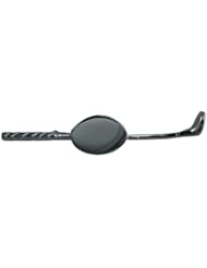 British Jewellery Workshops Silver 58x12mm Golf club with a plain Disc Brooch