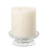 Reversible Glass Pedestal Candle Holders (6 count)