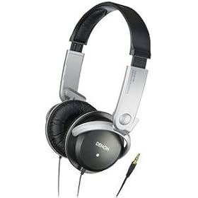 Denon AH-P372K Stereo Headphone - Wired Connectivity - Stereo - Over-the-head - Black by