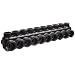 Morris Products 97878 Mountable Multi-Cable Connector, Insulated, Dual Entry, Black, 8 Ports, 3/8" Allen Hex, 750 - 250 Wire Range