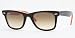 Ray Ban RB2140 Original Wayfarer 100251 Sunglasses Top Black On Tr.Str.Orange Frame W...