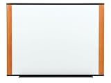 3M Dry Erase Board, Melamine, Wide Screen Style Light Cherry Finish Frame, 48 Inches x 36 Inches (M4836LC)